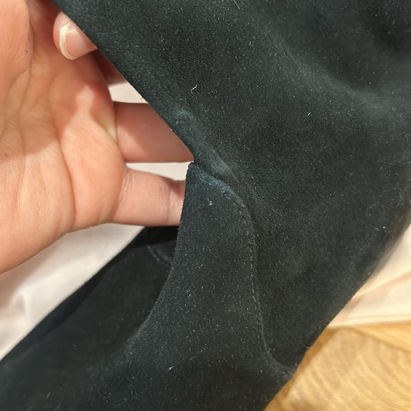 Stuart Weitzman jocey city boots suede black size 8.5 :39 - Picture 9 of 11